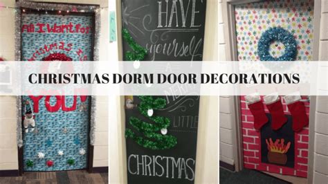 The Best Christmas Dorm Door Decorations To Copy This Year By Sophia Lee