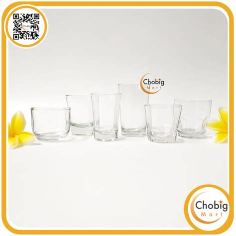 Jual Chobig Gelas Kaca Kecil Sloki Mini Shot Glass Takar Dessert