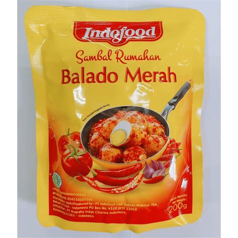 INDOFOOD SAMBAL BALADO MERAH 巴拉多調味醬 蝦皮購物