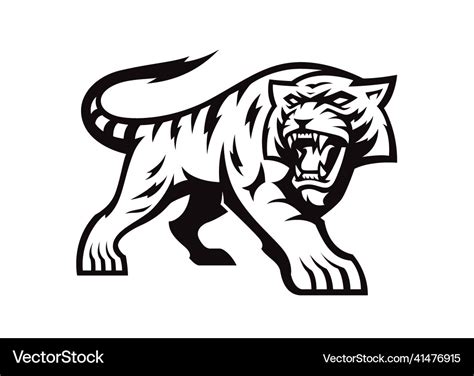 Tiger logo Royalty Free Vector Image - VectorStock