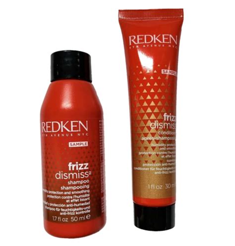 Redken Frizz Dismiss Sulfate Free Shampoo And Conditioner Travel Size Set Ebay