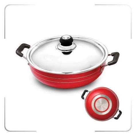 Rmg Mahendraa Aluminium Nonstick Non Stick Induction Base Kadai