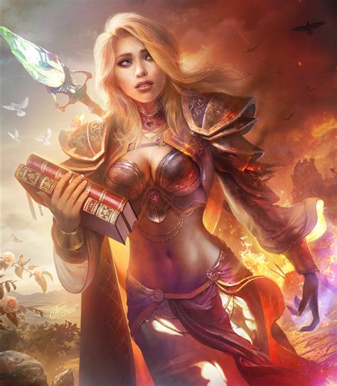 Jaina Proudmoore Wow Fantasy Girl 4k Hd Phone Wallpaper Rare Gallery