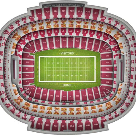 FedEx Field Stadium Map