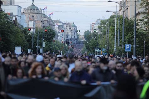 Novi Protest Srbija Protiv Nasilja U Beogradu Glas Umadije