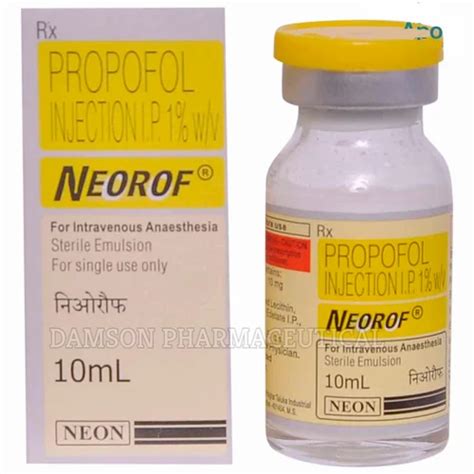 Propofol Injection Ip 10ml At Best Price In Mumbai Id 2852901275162