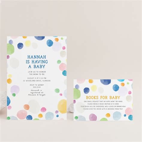 Polka Dot Invites Etsy