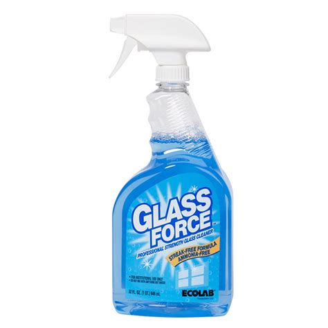 Eco6125798 Ecolab 6125798 Glass Force™ Non Ammoniated Liquid Glass Cleaner Hill And Markes