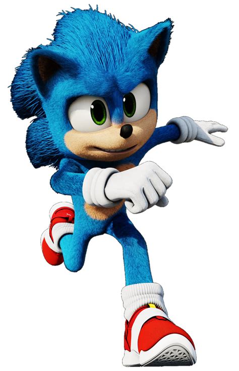 Sonic Run Pose Sonic Sonic Funny Sonic The Movie