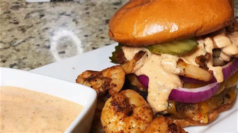 Easy Shrimp Turkey Burger With Homemade Remoulade 🍔 Kitchen Trap