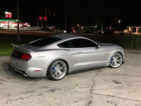 Ford Mustang Gt S550 Silver Vs Forged Vs02 Wheel Front