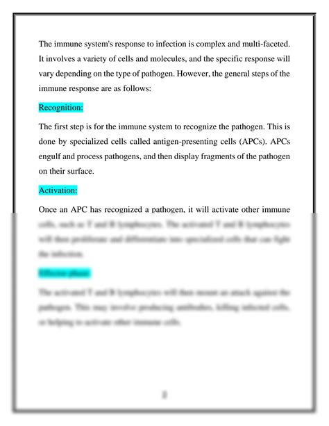 SOLUTION Immunology Of Infections Diseases Studypool