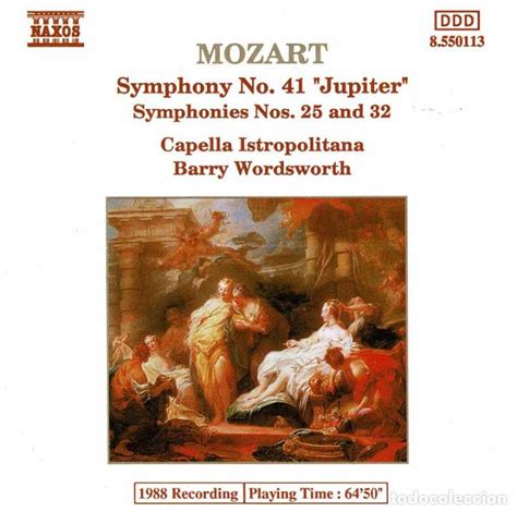 mozart symphony no 41 jupiter symphonies no Comprar CDs de Música