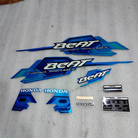 Jual Stiker Stripping Striping Decal Graphic Honda Beat Karbu