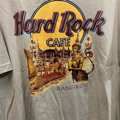 Hard Rock Cafe Bangkok Shirt Size Xl Pit To Pit Depop