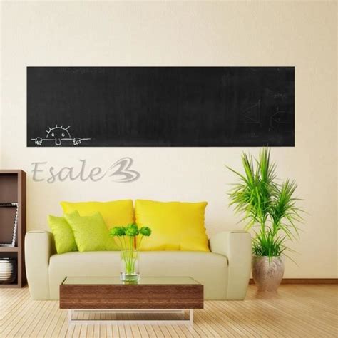 Sticker Autocollant Mural Tableau Noir Blackboard X Cm Craie