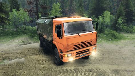 Kamaz Levantadas Para Spin Tires