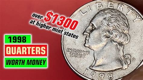 1998 Rare Quarters Coin WORTG Big MONEY YouTube