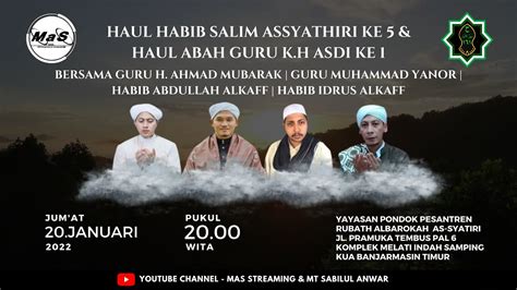 LIVE Haul Habib Salim Assyathiri Ke 5 Bersama Guru Yanor Majelis