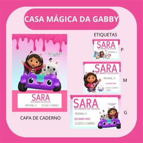 Etiquetas Escolares Volta S Aulas Casa M Gica Da Gabby