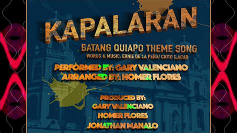 KAPALARAN BATANG QUIAPO THEME SONG - YouTube