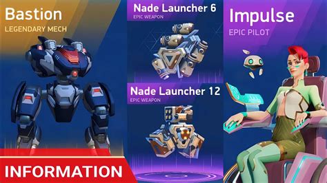 New Mech Bastion Full Details Revealed New Weapon Nade Launcher