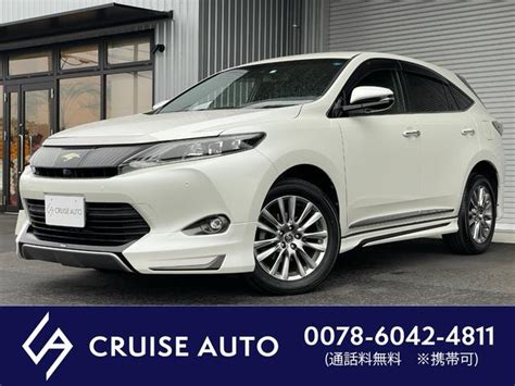 TOYOTA HARRIER PREMIUM ADVANCED PACKAGE 2017 PEARL WHITE 81000 Km