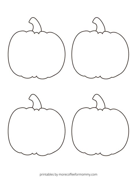 Free Printable Pumpkin Templates More Coffee For Mommy Pumpkin