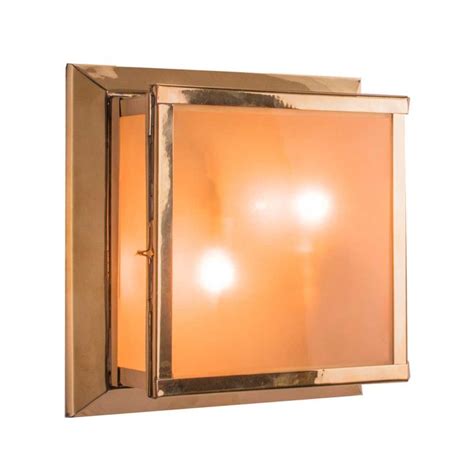 Deco Square Bulkhead Light 900sq The Limehouse Lamp Company