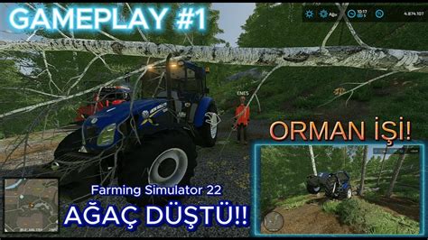 A A Yikildi Ormanda Zor Anlar Farming Simulator Gameplay