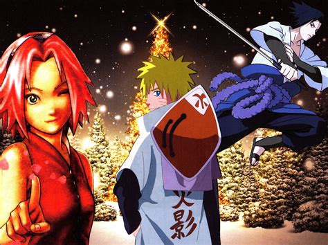 Anime Christmas Naruto Wallpapers Wallpaper Cave