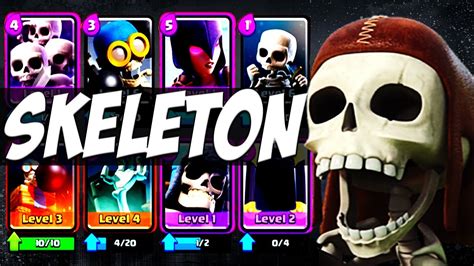 Clash Royale All Skeletons Battle Deck Youtube