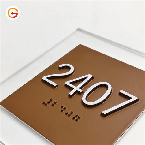 Oem Braille Signs Ada Signs Tactile Signs Manufacturer And Supplier