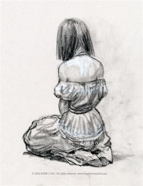 Life Drawing Kneeling Pose By Imaginism On Deviantart