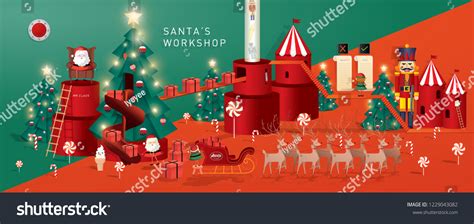 333 Santa's Workshop Stock Vectors, Images & Vector Art | Shutterstock