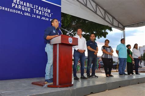 Roberto Sosa Pichardo entregó rehabilitación del Parque Tratoli a