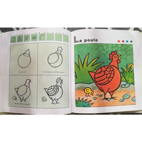 J apprends à dessiner les animaux de la ferme Teteenlire