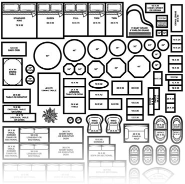 Printable Scale Furniture Template Pdf