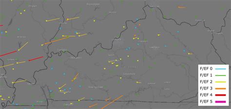 Kentucky February Tornado History