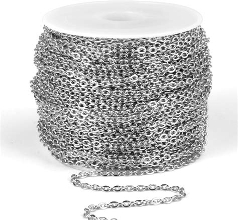 Feet M Stainless Steel Chain Bulk Mm Stainless Steel