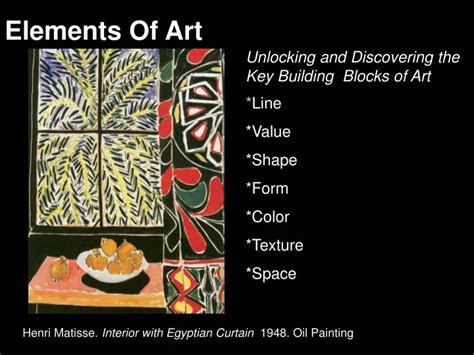 Ppt Elements Of Art Powerpoint Presentation Free Download Id 9692538