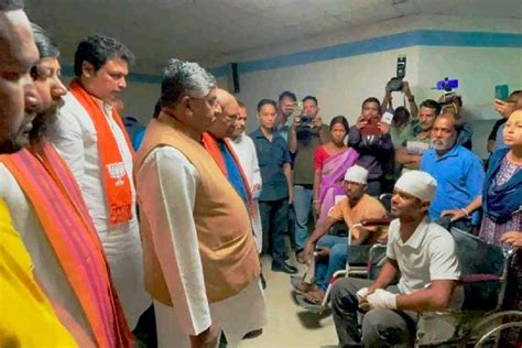 Bjp Bjp Central Team Visits Cooch Behar Over Post Poll Violence In