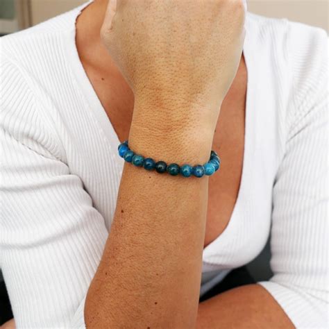 Bracelet Apatite Bleue