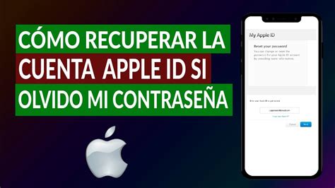 Cómo Recuperar la Cuenta de Apple ID si Olvidé la Contraseña Guía