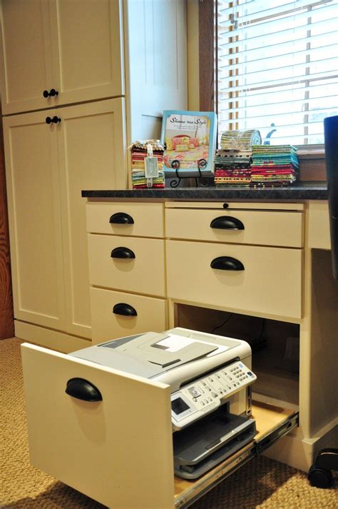 Sewing Room With Kitchen Cabinets