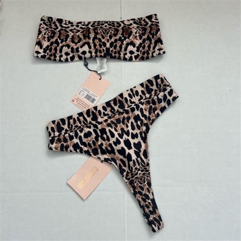 Missguided Swim Missguided Leopard Print Bikini Poshmark