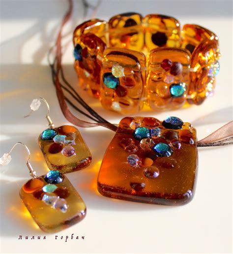 авторская работа, handmade, glass, стекло, цветное, фьюзинг, бижутерия ...