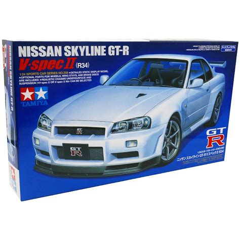 Tamiya Nissan Skyline GT R R34 V Spec II Scale 1 24