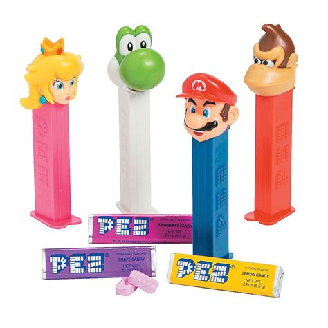 Nintendo™ Pez® Dispenser Blister Pack Super Mario Birthday Party