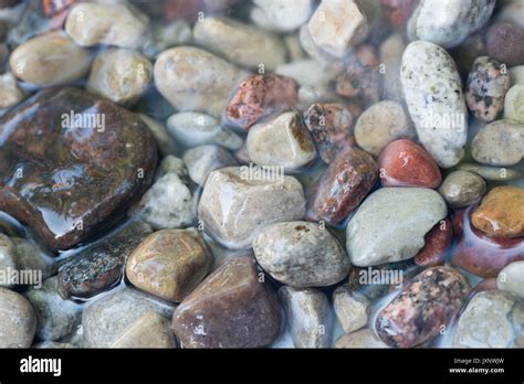 Nasser Kieselstein Im Wasser Fotos Und Bildmaterial In Hoher